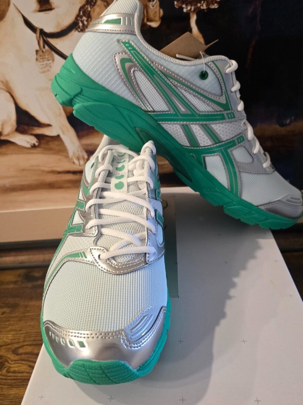 ASICS Gel-NYC Hidden NY 1201B001-100 Light Green Shoes Men's Sz 11 RARE NEW
